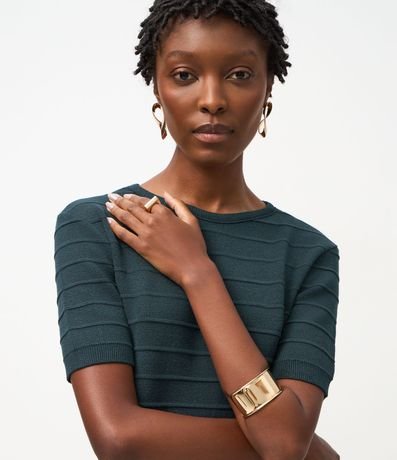 Blusa en Punto con Lineas Texturizadas 3