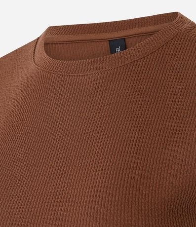 Blusa Acanalada con Sisa Diferenciada 2