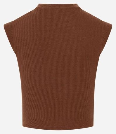 Blusa Acanalada con Sisa Diferenciada 3
