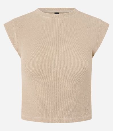 Blusa Acanalada con Sisa Diferenciada 5