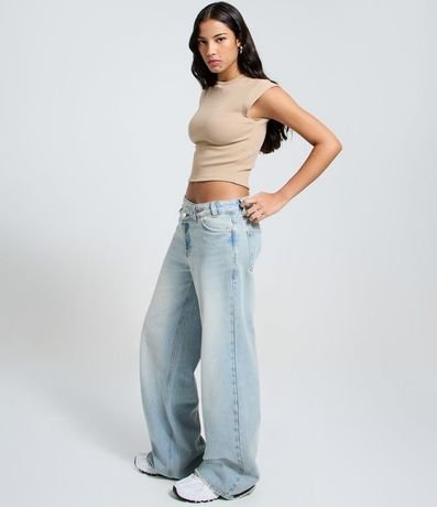 Blusa Acanalada con Sisa Diferenciada 2