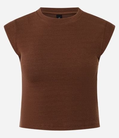 Blusa Acanalada con Sisa Diferenciada 4