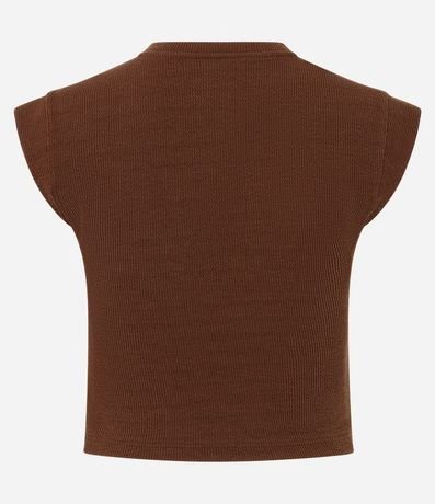 Blusa Acanalada con Sisa Diferenciada 6