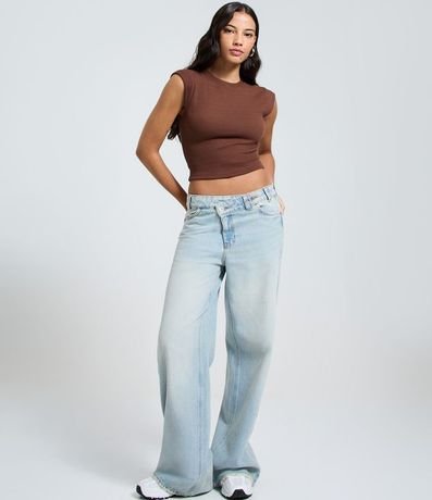 Blusa Acanalada con Sisa Diferenciada 2