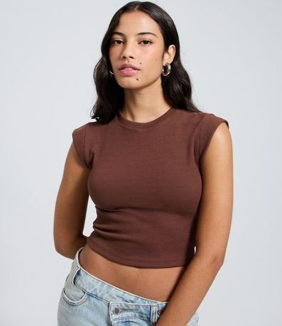 Blusa Acanalada con Sisa Diferenciada 3