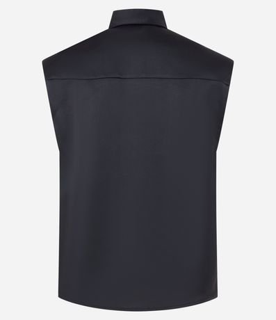 Camisa Satinada con Hombreras 6