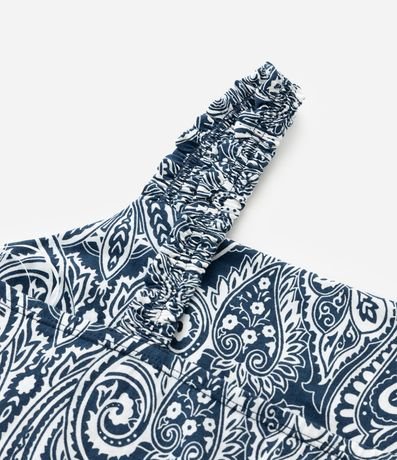 Vestido Midi con Estampado Paisley y Breteles Fruncidos Curve & Plus Size 8