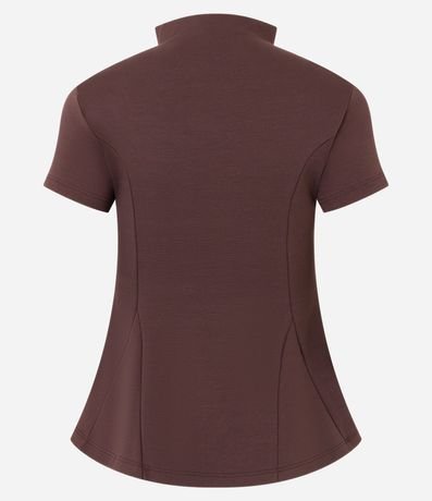 Blusa Estructurada en Punto Roma con Ruedo Evase 7