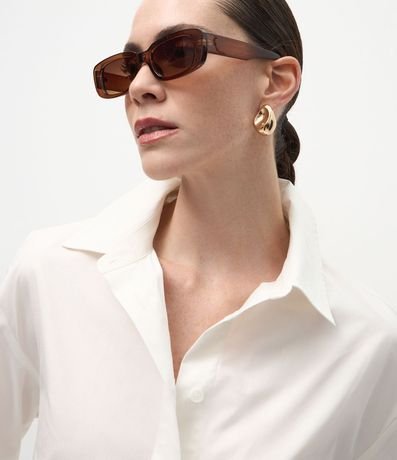 Camisa Peplum en Tricolina con Pliegues Delanteros 3