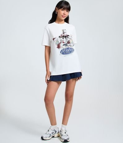Remera en Algodón con Estampado Mickey y Amigos 2