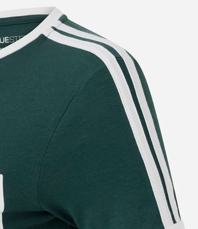 Remera en Algodón con Estampa Lettering Roma 2