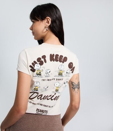 Remera New T-shirt en Algodón con Estampado Snoopy