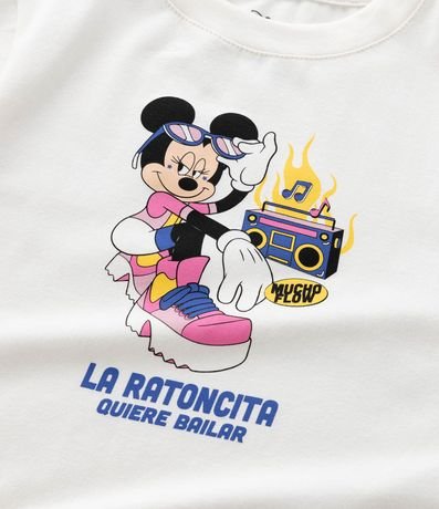 Remera en Algodón con Estampado Minnie 7