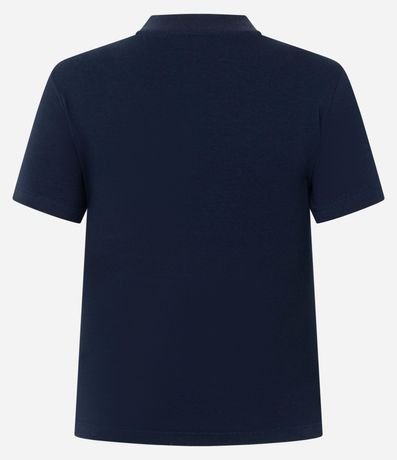 Remera Manga Corta en Algodón con Lettering Oregon 5