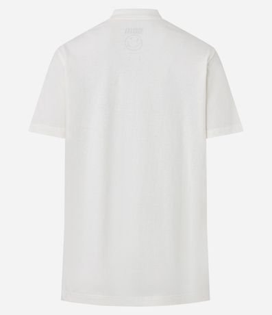 Remera en Algodón con Estampado y Lettering Nirvana 5