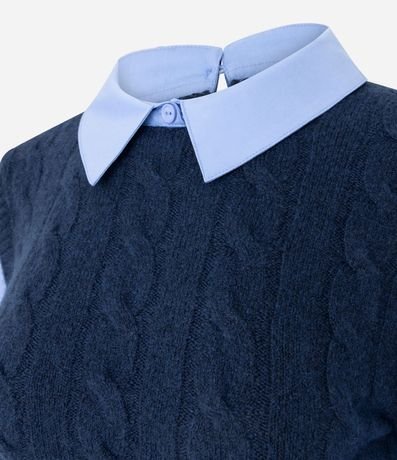 Camisa en Punto con Efecto Superposición 7
