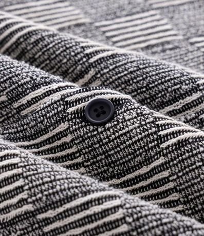 Camisa Boxy en Tejido Texturizado con Cuello Bowling 6