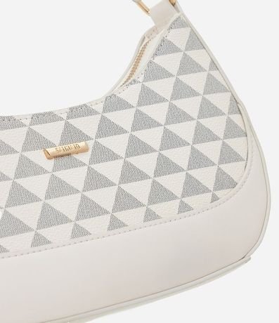 Cartera Baguette Pequeña con Estampa de Triangulos 6