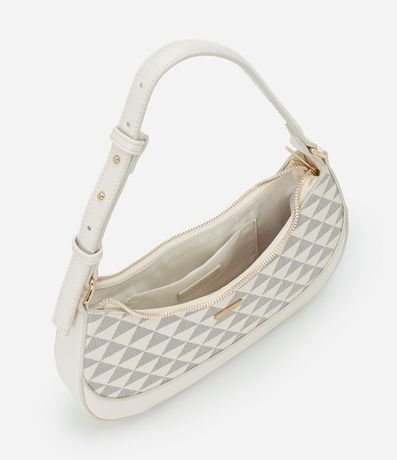 Cartera Baguette Pequeña con Estampa de Triangulos 7