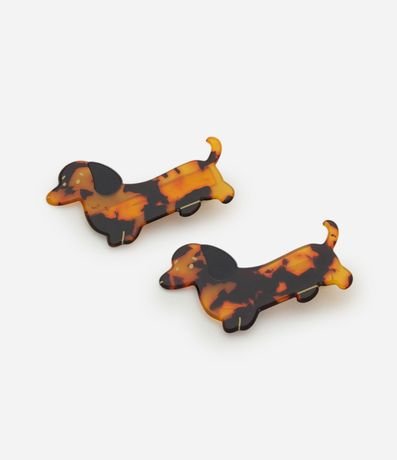 Kit 02 Pinzas Infantiles para el Pelo en Forma de Perro – Talle U