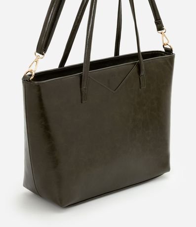 Cartera Shopper Grande en PU con Asa Larga Desmontable 2