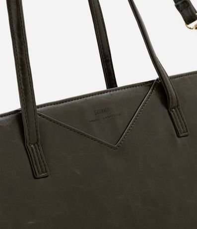 Cartera Shopper Grande en PU con Asa Larga Desmontable 5