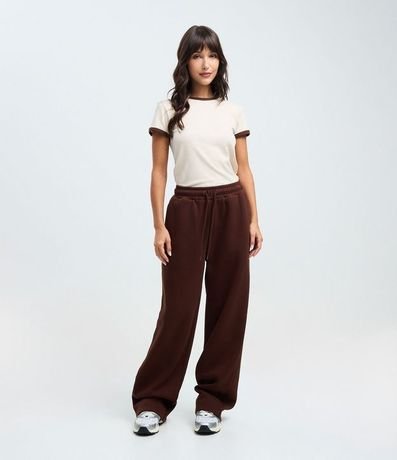 Blusa Baby Look con Mangas y Cuello Contrastantes 2