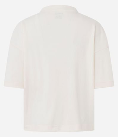 Remera Sueltecita con Cuello Entero y Manga Corta 5