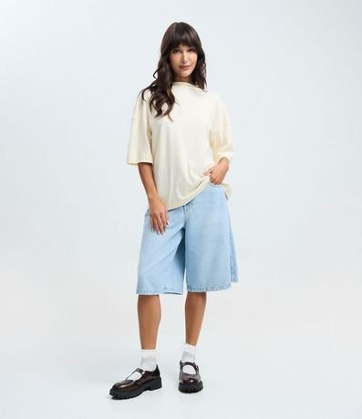 Remera Sueltecita con Cuello Entero y Manga Corta 2