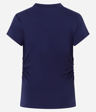 Blusa Manga Corta con Fruncido en el Lateral 6