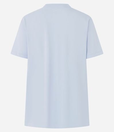 Blusa Básica Manga Corta en Algodón 5