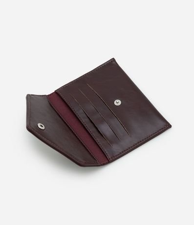 Billetera Sobre Pequeña en PU con Detalle Triangular 5