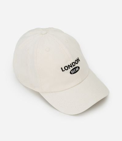 Gorra Sarga Aba Curva con Bordado London 1