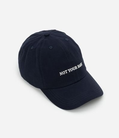 Gorra Aba Curva en Sarga con Bordado Not Your Babe 3
