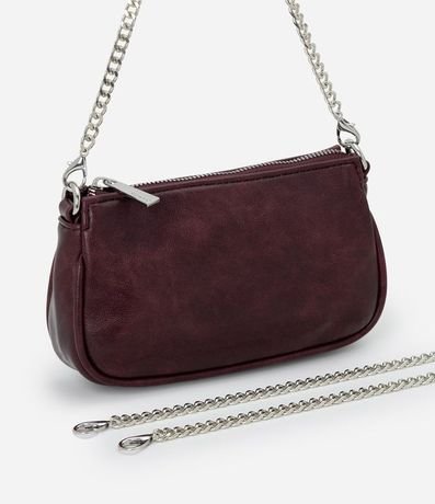 Cartera Transversal Pequeña en PU con Asa en Cadena 6