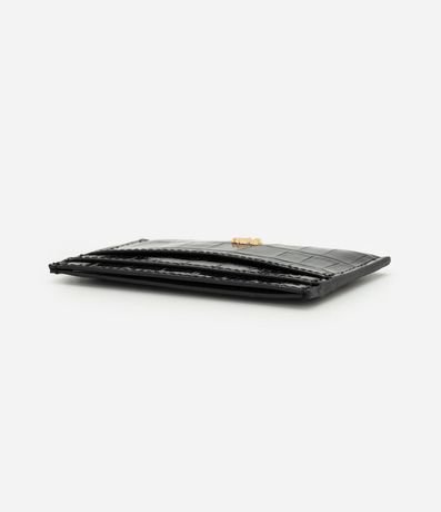 Billetera Tarjetera Pequeña con Textura Crocco 2