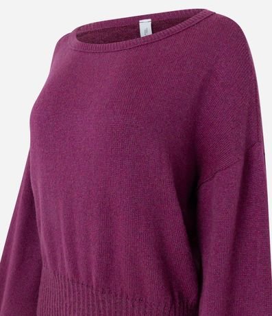 Blusa en Punto Leve con Escote Hombro a Hombro 2