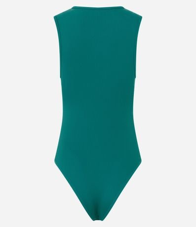 Body Básico en Rib con Cuello Halter 7