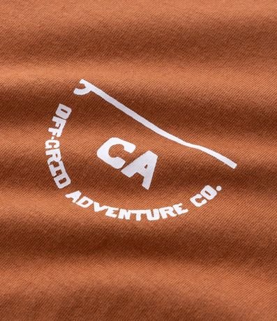 Remera Comfort en Algodón con Estampado de Letras Travelers 8