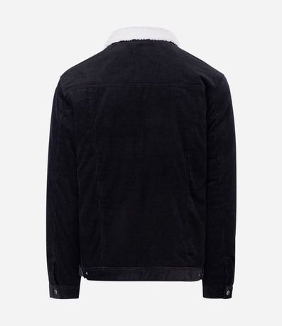 Campera en Terciopelo con Sherpa 2