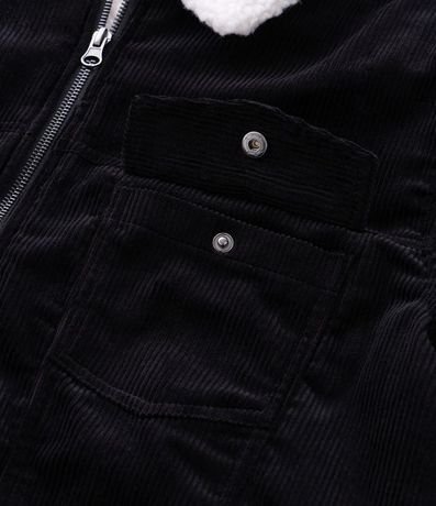 Campera en Terciopelo con Sherpa 8