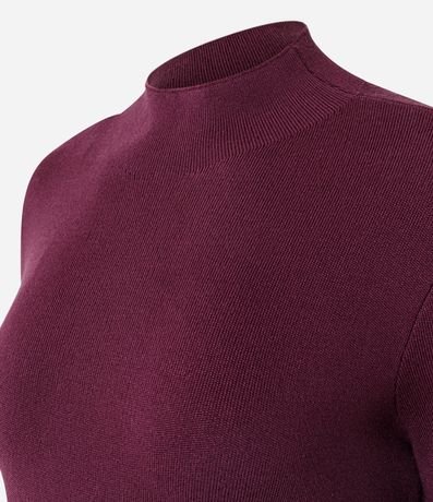 Blusa de Punto con Cuello Alto 2