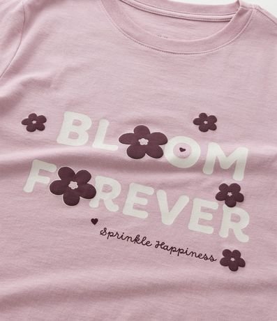 Remera Infantil con Lettering Bloom Forever – Talle 7 a 16 años 4
