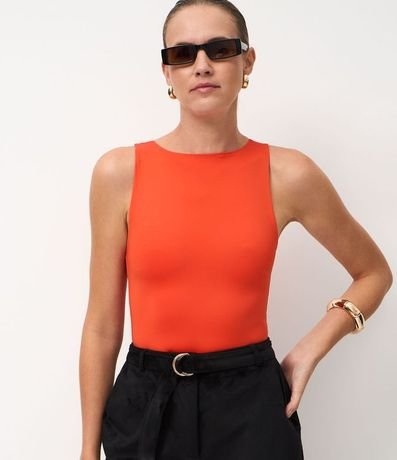 Body Básico en Poliamida con Cuello Halter 2