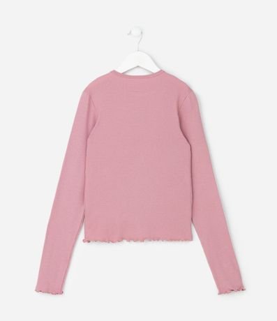 Blusa Infantil Baby Look con Lacitos Puff – Talle 5 a 14 años 3