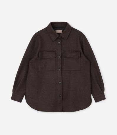 Camisa Leve en Polyvelour Alargada Curve & Plus Size 5