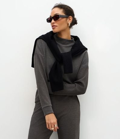 Blusa en Anarruga con Manga Larga