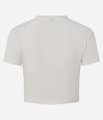 Blusa Cropped Manga Corta en Cotton 2