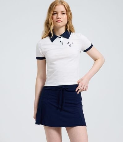 Short Pollera en Viscosa con Lazo 2