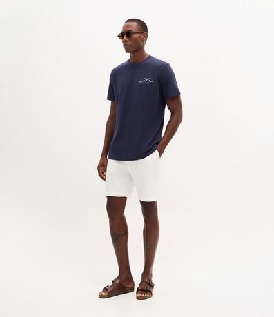 Remera Manga Corta en Algodón con Estampa Ocean 2